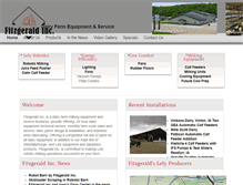 Tablet Screenshot of fitzgeraldincdairy.com